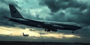 OUR PRESIDENT FLIES HOME ON A RUST BUCKET AMIDST GLOBAL FIRE: A PORTENT OF AMERICAN COLLAPSE